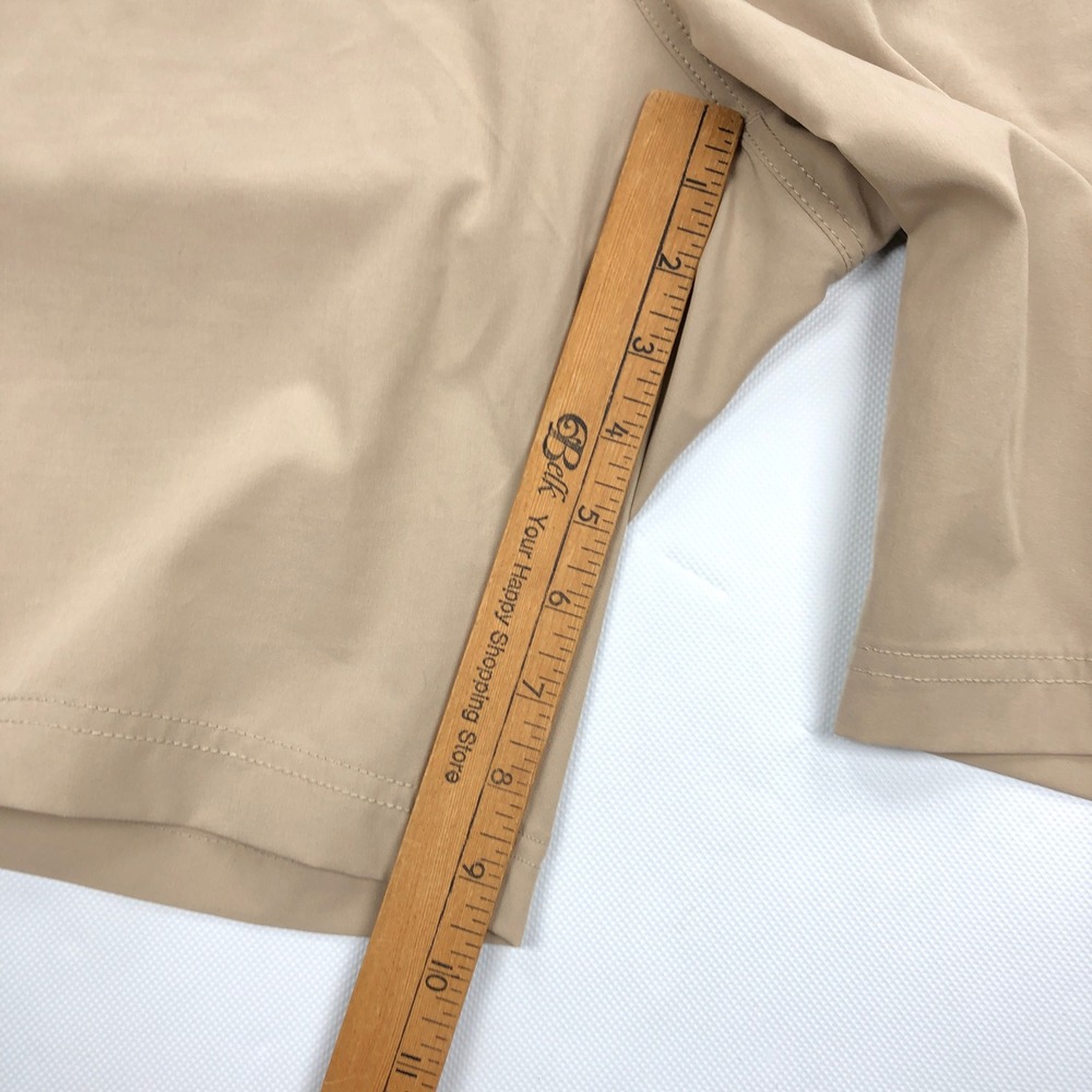 Fair Harbor The One Short Mens 38 Tan Khaki Recycled Stretch Performance Shorts - Picture 11 of 13